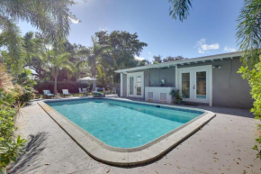 Fort Lauderdale Guest House with Pool 3 Mi to Dtwn!
